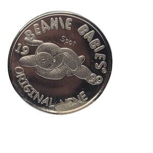 1999 TY Beanie Babies Official Club Coin Spot Design Collectible Sealed